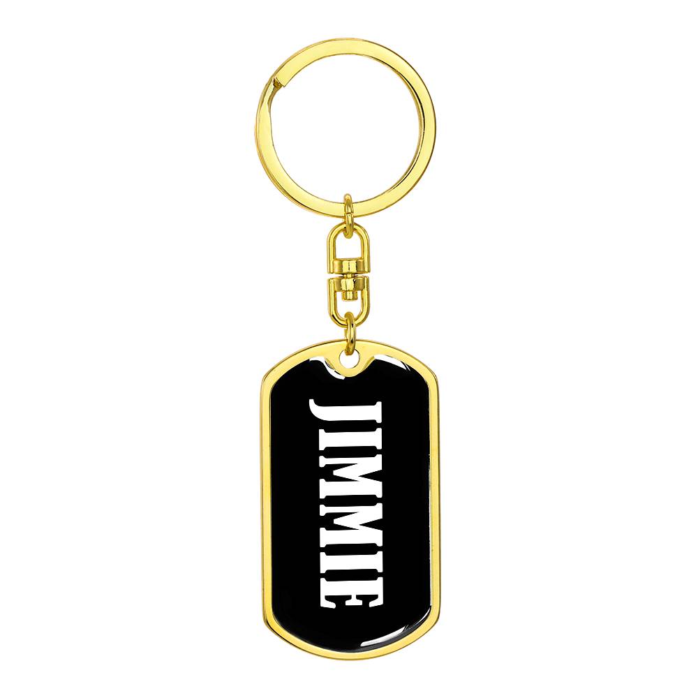 Jimmie v03 - Luxury Dog Tag Keychain