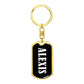Alexis v03 - Luxury Dog Tag Keychain