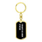 Coast Guard Uncle v3 - Luxury Dog Tag Keychain