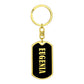 Eugenia v02 - Luxury Dog Tag Keychain