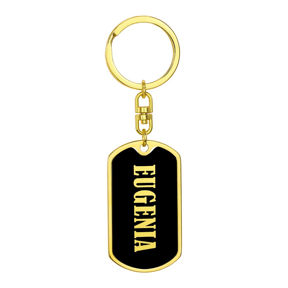 Eugenia v02 - Luxury Dog Tag Keychain