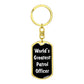 World's Greatest Patrol Officer v3 - Luxury Dog Tag Keychain