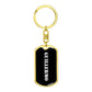Guillermo v2 - Luxury Dog Tag Keychain