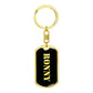 Ronny v2 - Luxury Dog Tag Keychain