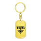 Wilma v01a - Luxury Dog Tag Keychain