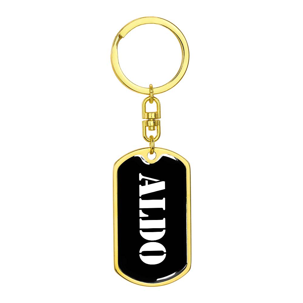 Aldo v3 - Luxury Dog Tag Keychain