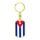Cuban Flag - Luxury Dog Tag Keychain
