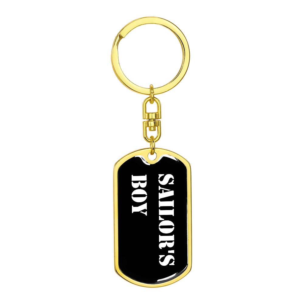 Sailor's Boy v3 - Luxury Dog Tag Keychain