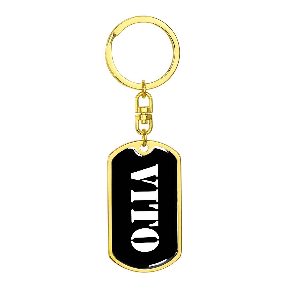 Vito v3 - Luxury Dog Tag Keychain