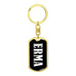 Erma v01w - Luxury Dog Tag Keychain