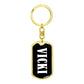 Vicki v01w - Luxury Dog Tag Keychain