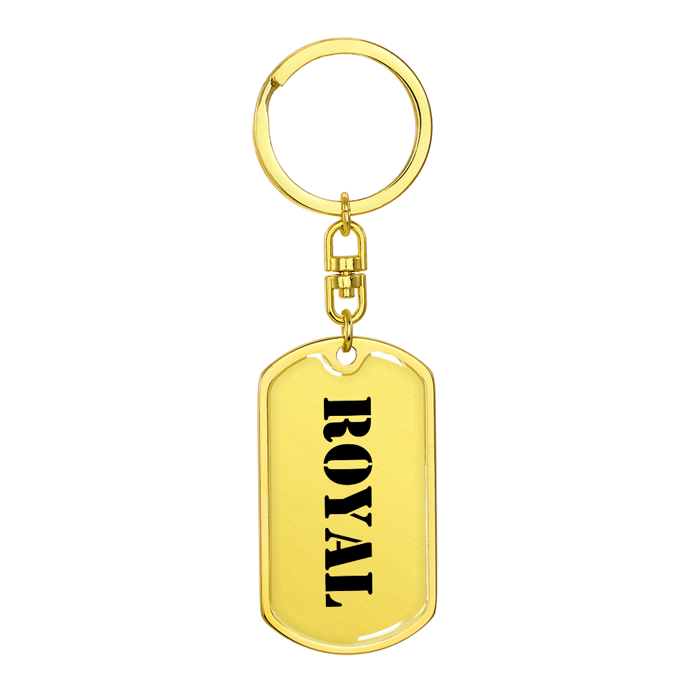 Royal - Luxury Dog Tag Keychain