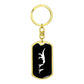 Mama Dinosaur With 2 Hatchlings v3 - Luxury Dog Tag Keychain