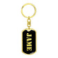 Jame v2 - Luxury Dog Tag Keychain