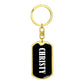 Christy v01w - Luxury Dog Tag Keychain