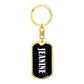 Jeanine v03 - Luxury Dog Tag Keychain