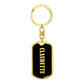 Claudette v02 - Luxury Dog Tag Keychain
