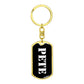Pete v2 - Luxury Dog Tag Keychain