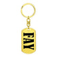 Fay v01 - Luxury Dog Tag Keychain