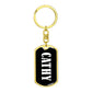 Cathy v01w - Luxury Dog Tag Keychain