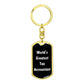 World's Greatest Tax Accountant v3 - Luxury Dog Tag Keychain