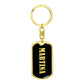 Martina v02 - Luxury Dog Tag Keychain