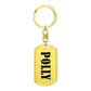 Polly v01 - Luxury Dog Tag Keychain