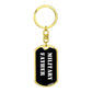 Military Father v3 - Luxury Dog Tag Keychain