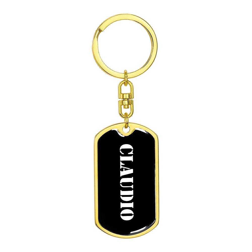 Claudio v3 - Luxury Dog Tag Keychain