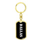 Dallas v2 - Luxury Dog Tag Keychain