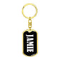 Jamie v01w - Luxury Dog Tag Keychain