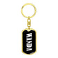 Wanda v01w - Luxury Dog Tag Keychain