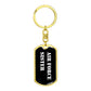 Air Force Sister v3 - Luxury Dog Tag Keychain