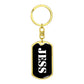 Jess v2 - Luxury Dog Tag Keychain