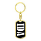 Ida v01w - Luxury Dog Tag Keychain