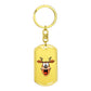 Funny Reindeer Face 09 - Luxury Dog Tag Keychain