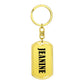 Jeanine v01 - Luxury Dog Tag Keychain