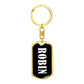 Robin v01w - Luxury Dog Tag Keychain