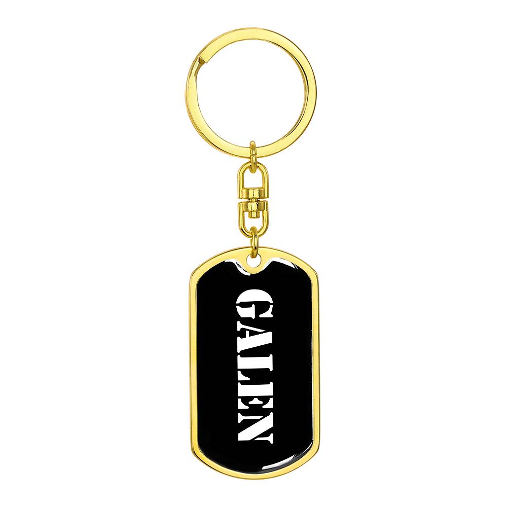 Galen v3 - Luxury Dog Tag Keychain