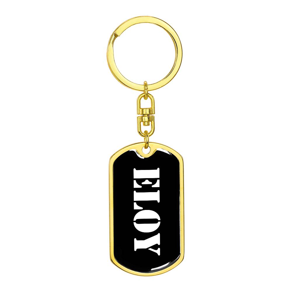 Eloy v3 - Luxury Dog Tag Keychain