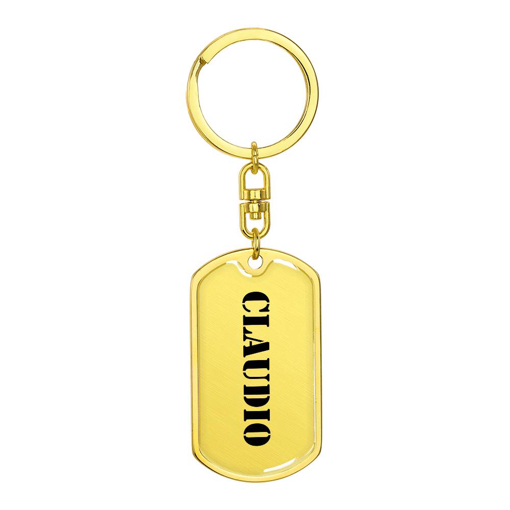 Claudio - Luxury Dog Tag Keychain
