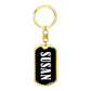 Susan v01w - Luxury Dog Tag Keychain