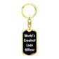 World's Greatest Loan Officer v3 - Luxury Dog Tag Keychain