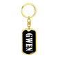Gwen v03 - Luxury Dog Tag Keychain