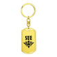 Sue v01a - Luxury Dog Tag Keychain