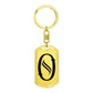 Initial O v001-11 - Luxury Dog Tag Keychain