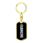 Caroline v01w - Luxury Dog Tag Keychain