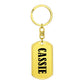 Cassie v01 - Luxury Dog Tag Keychain