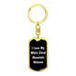 Love My White Cloud Mountain Minnow v3 - Luxury Dog Tag Keychain