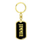 Jimmie v02 - Luxury Dog Tag Keychain